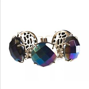 Kendra Scott Cassie Bracelet Iridescent Black